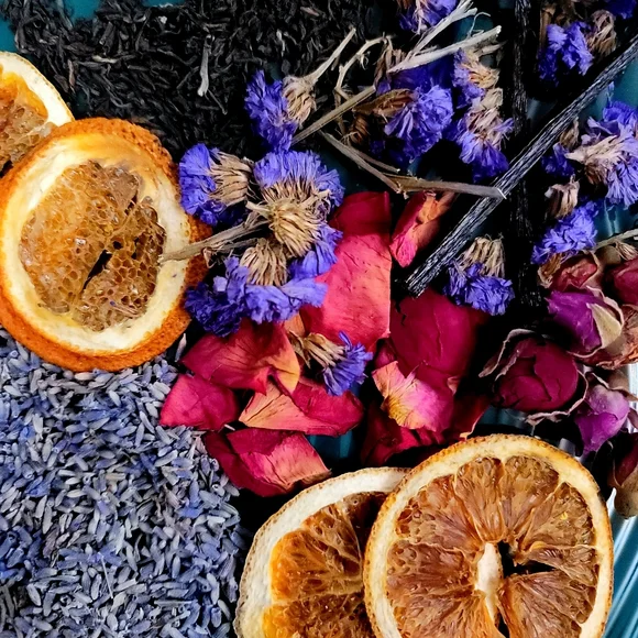 Valentines Day Simmer Pot Trio Romantic Botanical Stove Top Potpourri Set - Picture 7 of 7